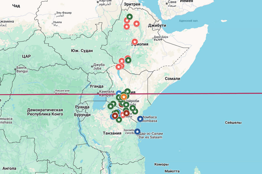 Мультистрановые туры по Восточной Африке