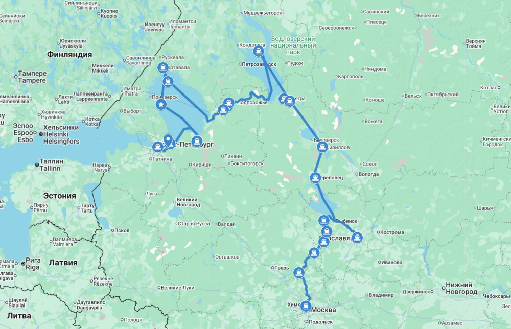 Из Москвы в Санкт-Петербург или из Санкт-Петербурга в Москву