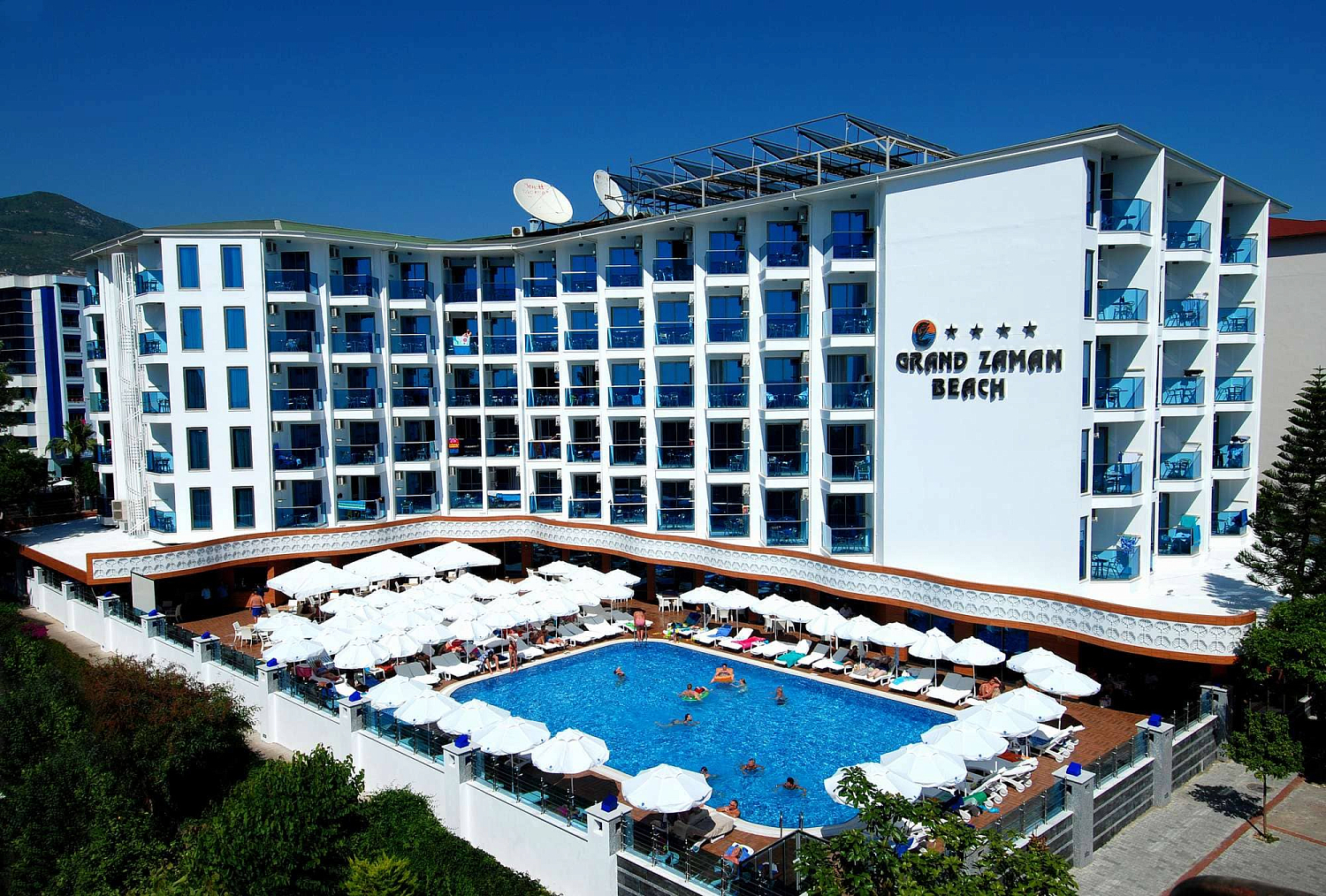 Grand Zaman Beach 4* / Турция / Аланья-центр-1 (пляж Клеопатры)
