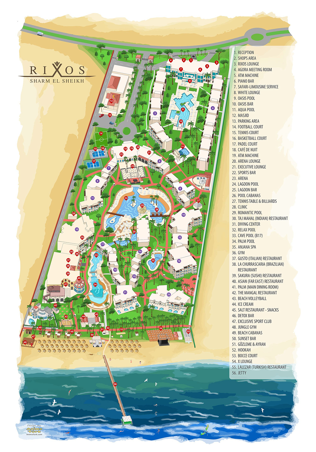 Rixos Sharm El Sheikh Resort 5* 18+ / Египет / Шарм-эль-Шейх / Набк Бэй