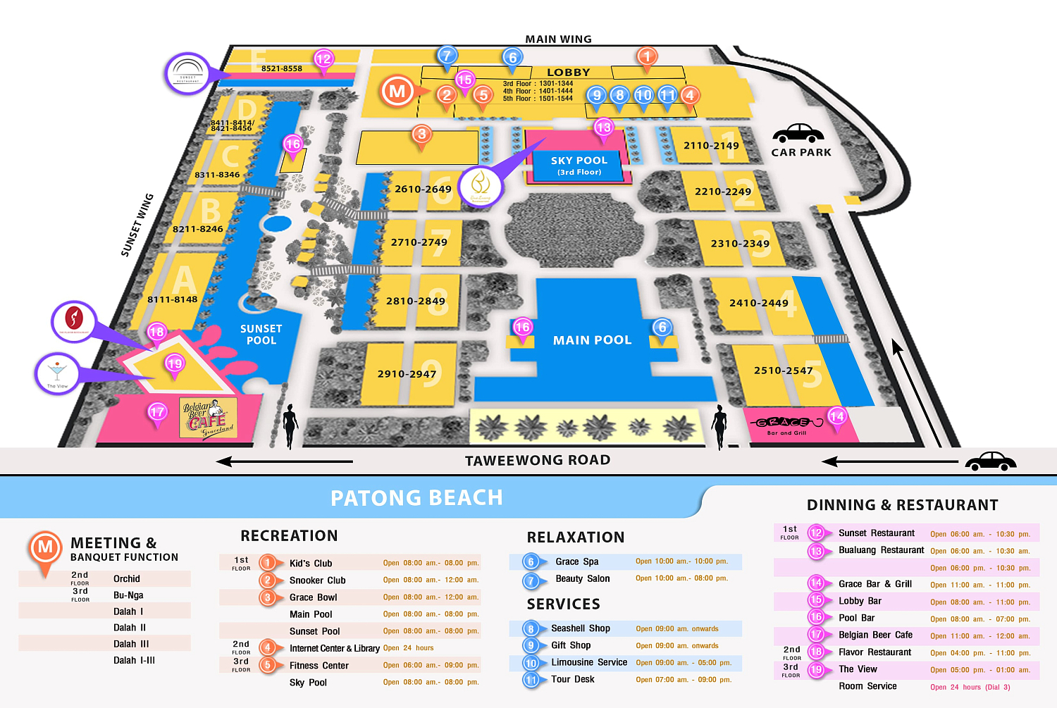 Phuket Graceland Resort & Spa 5* /Таиланд / Пхукет / Запад / Патонг