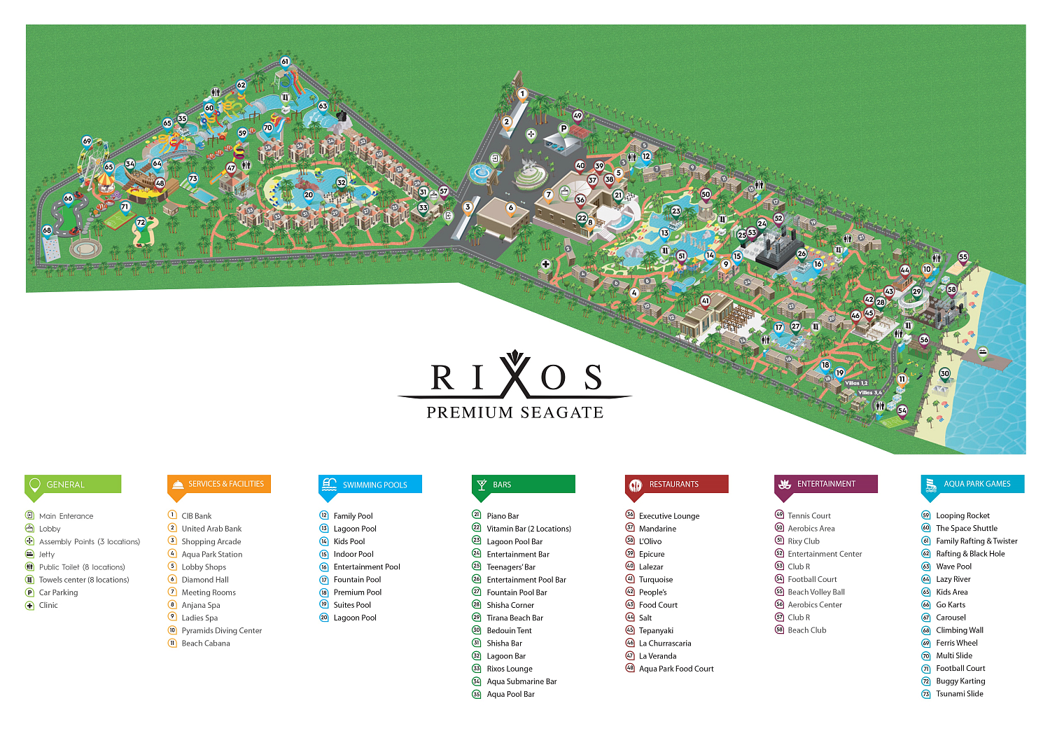 Rixos Premium Seagate 5* / Египет / Шарм-эль-Шейх / Набк Бэй
