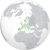 Авторство: Chronus. Derived from Germany on the globe (Germany centered).svg, CC BY-SA 3.0, https://commons.wikimedia.org/w/index.php?curid=83384944