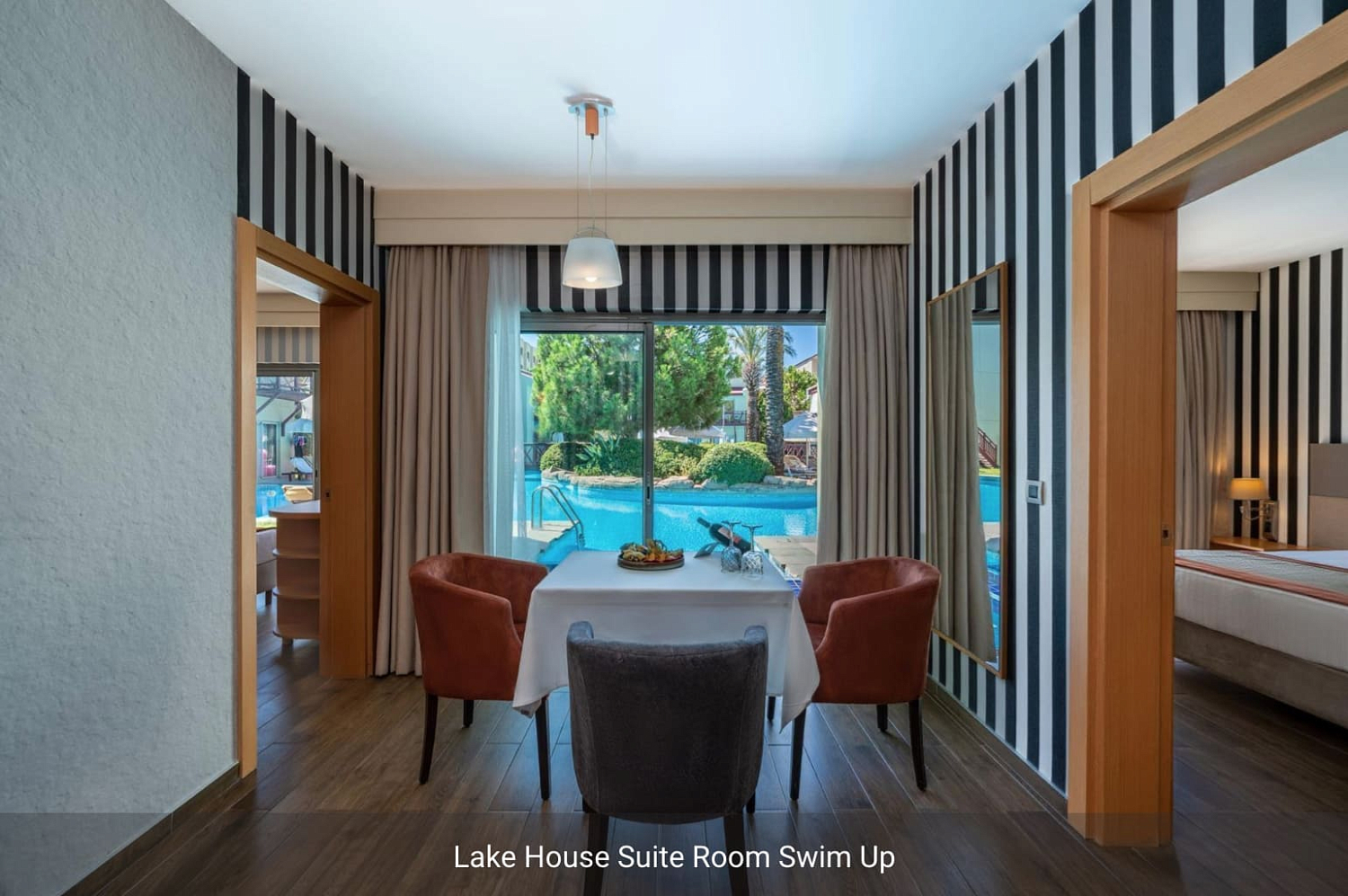 Турция, Сиде, Selectum Family Resort Side 5*: Lake house suite swim up, в домиках у озера на нижнем этаже