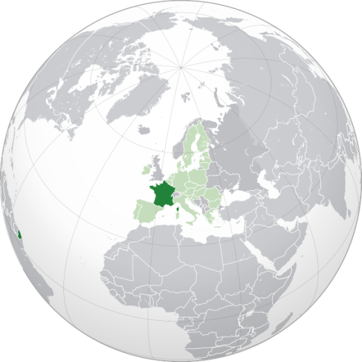 Авторство: Rob984. Derived from File:Germany on the globe (Germany centered).svg, CC BY-SA 3.0, https://commons.wikimedia.org/w/index.php?curid=33933088