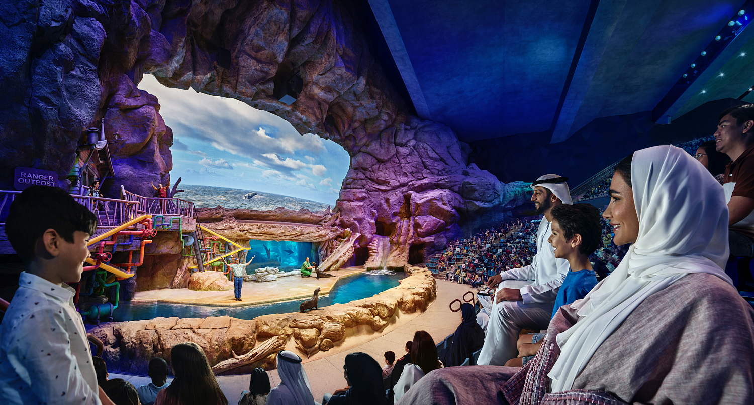 Тематический парк SeaWorld Abu Dhabi  / ОАЭ / Абу Даби / о. Яс