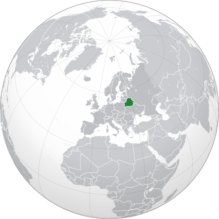 карта Белоруссии