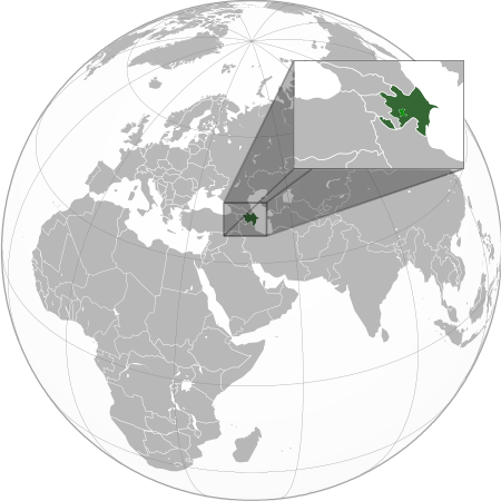 карта Азербайджана