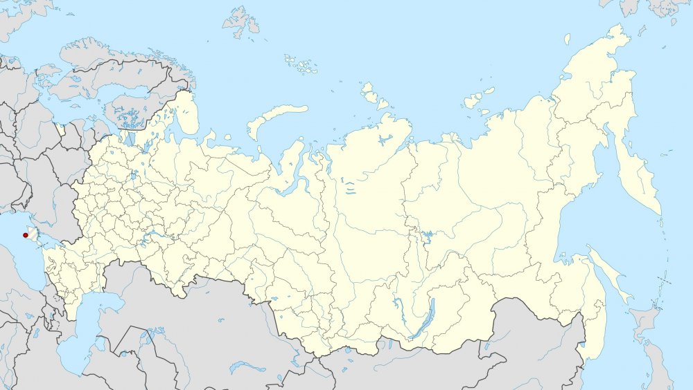 Севастополь на карте России