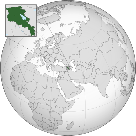 карта Армении