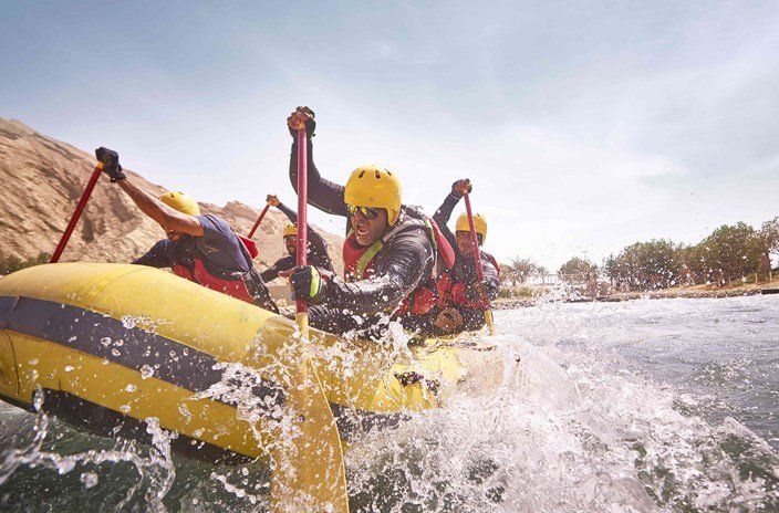 Парк активных развлечений Wadi Adventure в Аль Айне / ОАЭ / Аль Айн