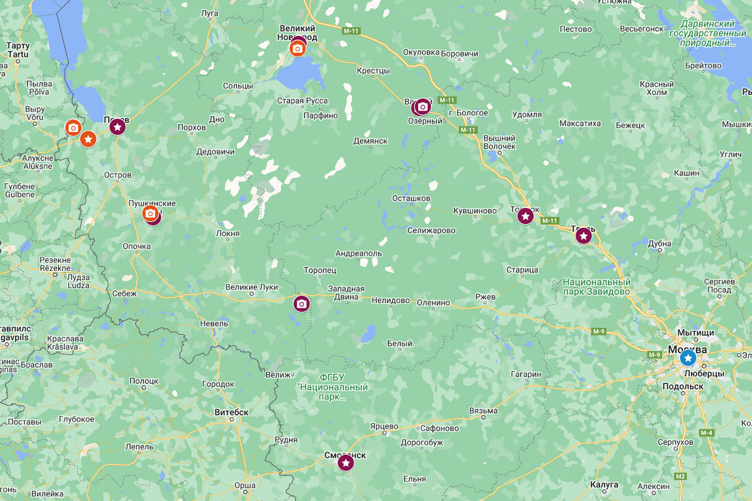 РОССИЯ: Западные земли Руси: Великий Новгород и Псков  / на автобусе из Москвы / 6 дн