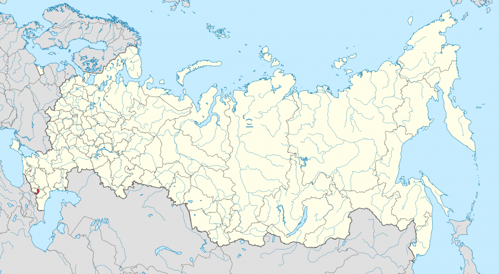 Ингушетия на карте России