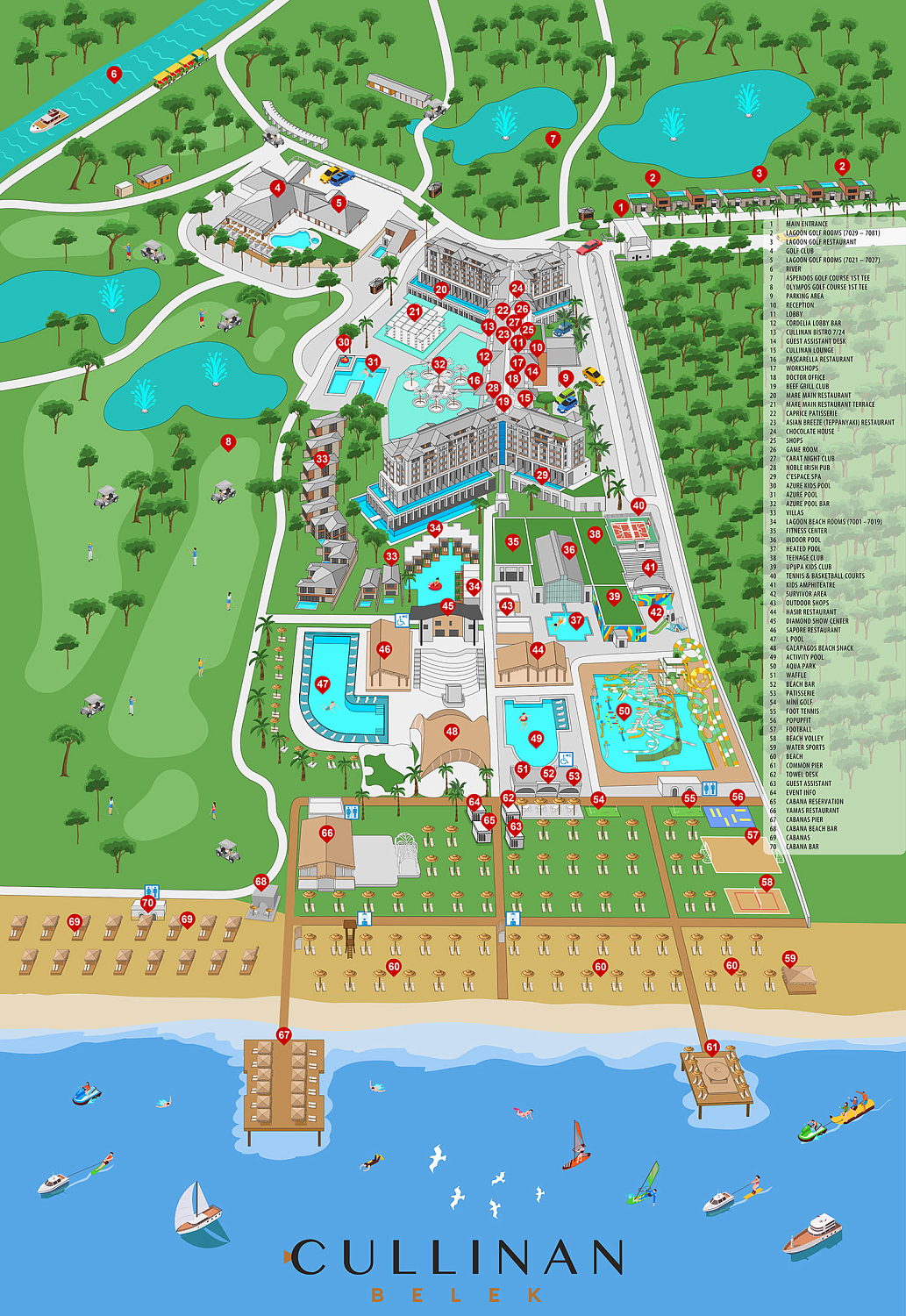 Cullinan Belek 5* / Турция / Белек-1 / Ташлыбурун