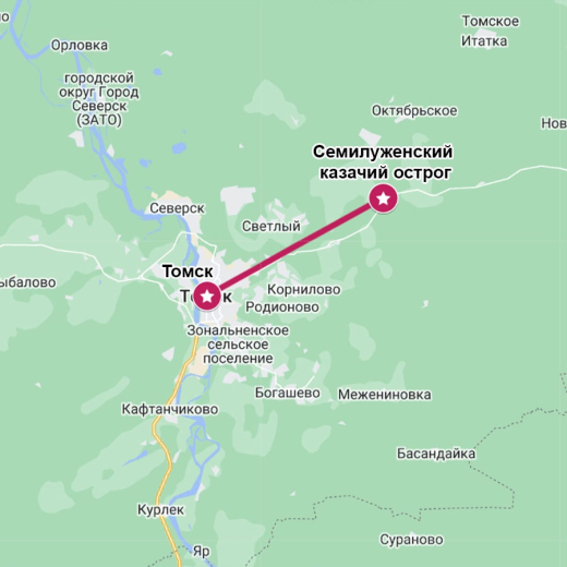 национальный туристский маршрут:Томск - сердце Сибири