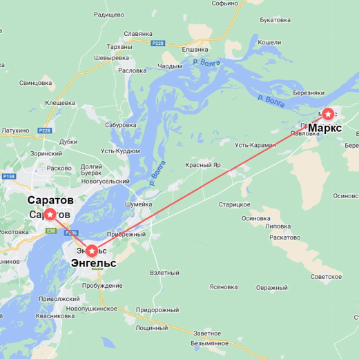 национальный туристский маршрут:Немцы Поволжья