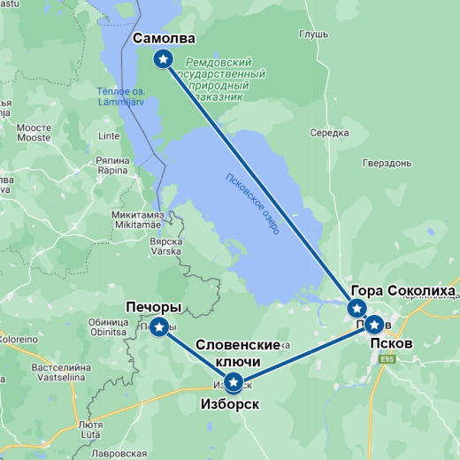 РОССИЯ: Александр Невский — имя России / Псковская область / 3 дн / от 29 600 ₽ (2 чел)