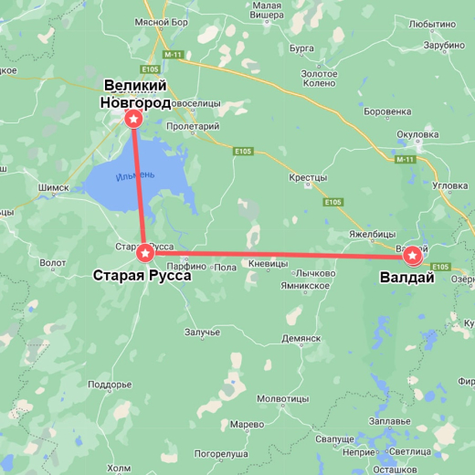 национальный туристский маршрут:Повесть временных лет