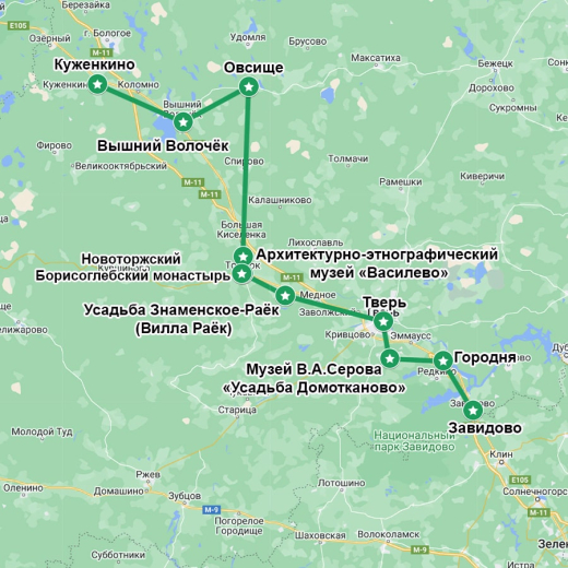 национальный туристский маршрут:Государева дорога