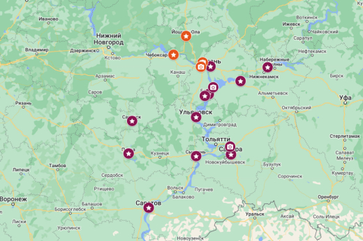 РОССИЯ: Сердце Волги: от Казани до Саратова / поездом из Москвы / 12 дней  (10 дн + дорога)