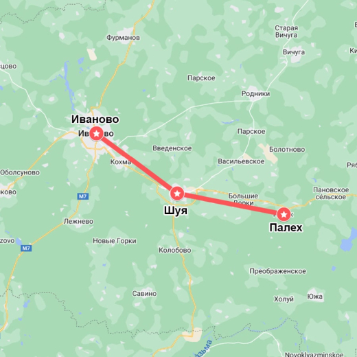 Национальный туристский маршрут:Ивановские манеры