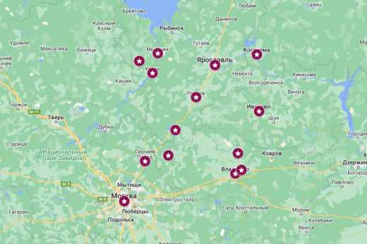 РОССИЯ: Большое Золотое кольцо России / на автобусе из Москвы / 7 дней