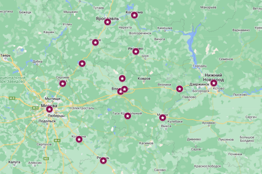 РОССИЯ: От Оки до Волги / на автобусе из Москвы / 7 дней